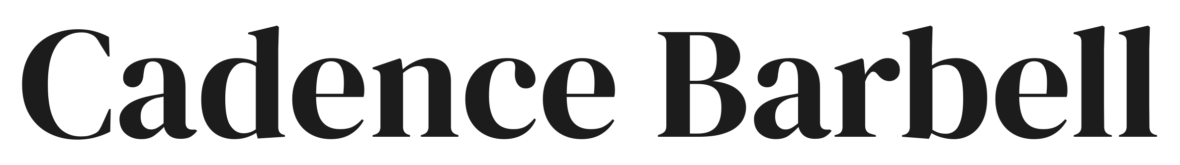 Cadence Barbell